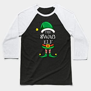 The Swag Elf Matching Family Christmas Pajama Baseball T-Shirt